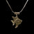 Sterling Silver Angelfish Design Pendant Necklace