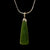Sterling Silver and BC Jade Pendant Necklace