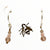 Crystals and Gemstones Earrings by Be In Harmony Design, Strawberry Quartz