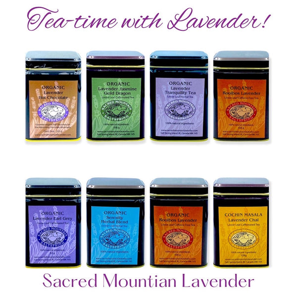 Sacred Mountain Lavender Tea & Hot Chocolate