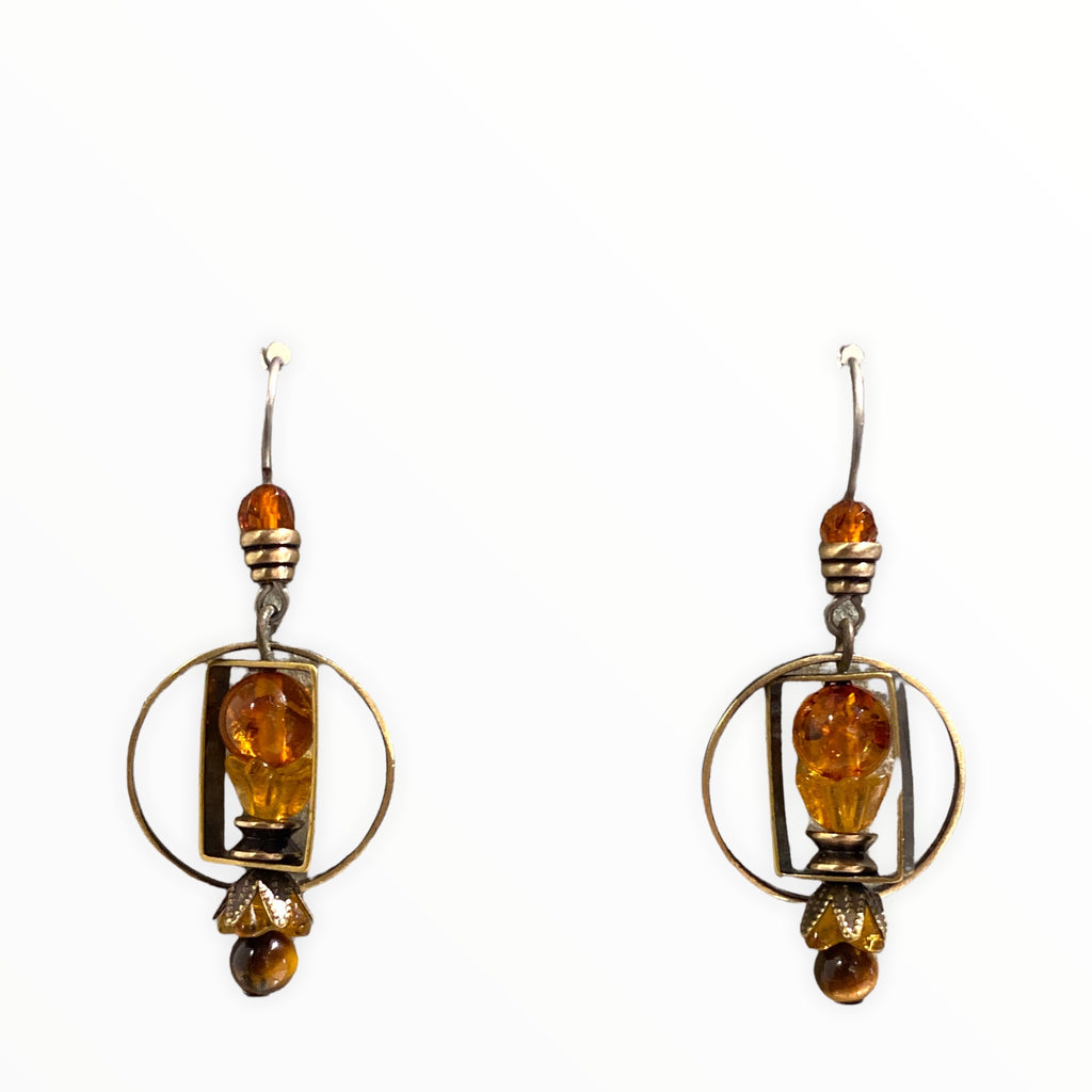 Elemental Amber Earring Collection by Honica