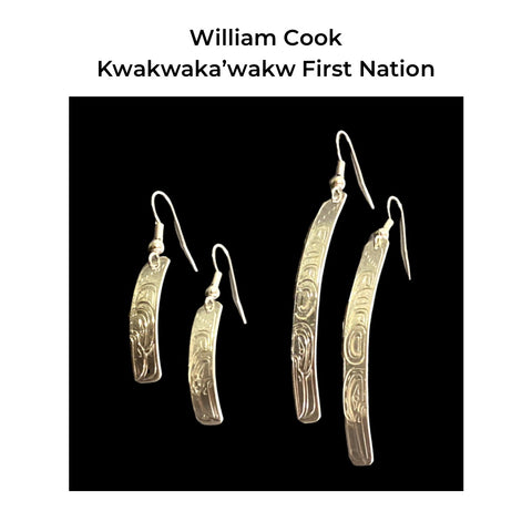 Sterling Silver Earrings by William Cook