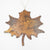 Rusted Metal Hanging Ornaments, Maple Leaf