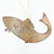 Rusted Metal Hanging Ornaments, Salmon