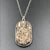 Sterling Silver design with Turritella Fossil Pendant Necklace