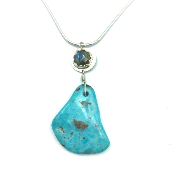Sterling Silver with Turquoise Necklace