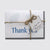 Freebird Letterpress Card Set of 4, Ginko Leaf & Thank you