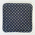 Japanese Indigo Linen Trivets, Circles design