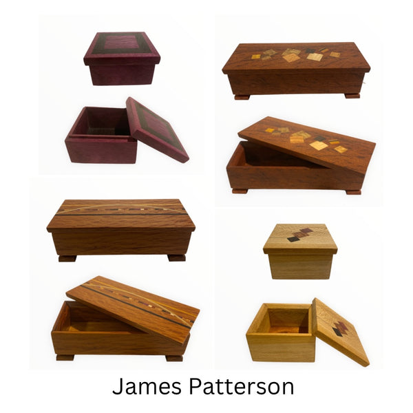 James Patterson's Lidded Wooden Box Collection