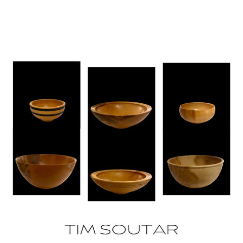 Tim Soutar Wooden Functional and Decorative Bowls