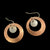 Sterling Silver and Copper Earring Collection by Dan Walker