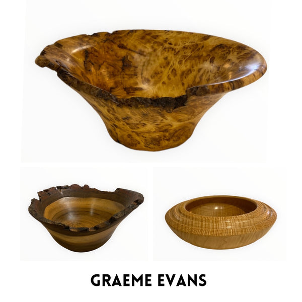Wooden Bowls by Graeme Evans