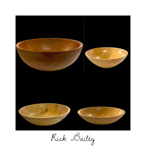 Wooden Bowl Collection by Rick Bailey