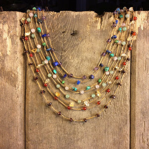 Crystals and Gemstone Necklaces by Be In Harmony Design